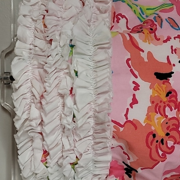 Lilly Pulitzer Ferra Call Me Kitty Cat Dress Size 4 Small Strapless Corset Mini - Picture 7 of 16